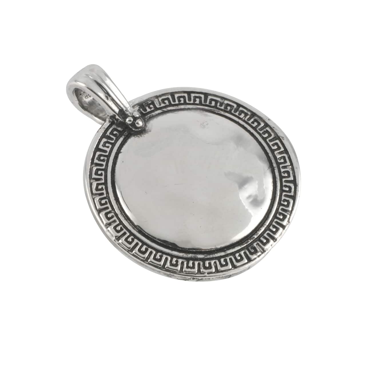 Hammered Metal Circle Pendant by Bead Landing™